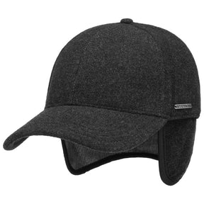 Stetson Baseball Cap Wool/Cashmere EF Grey