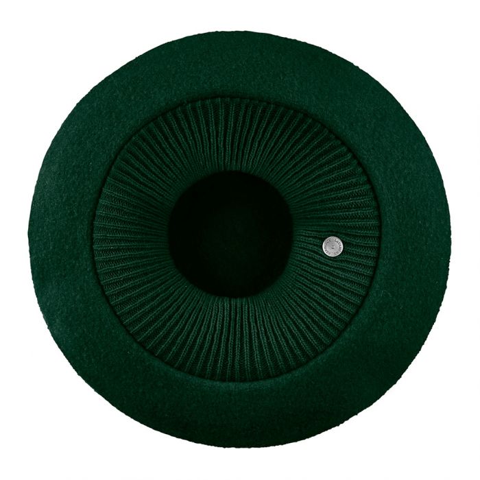 Laulhère Beret La Parisienne Botanical Green