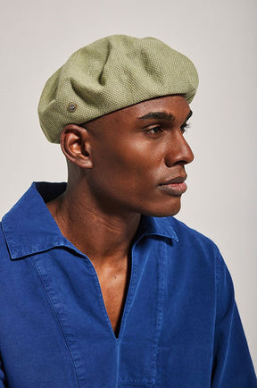 Laulhère Plumes Beret Olive