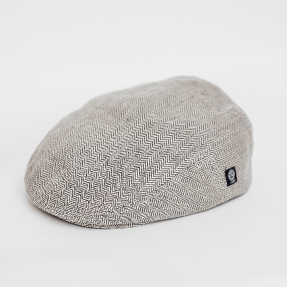 Hat shelf Edward Växbo Linen Flat Cap Graphite