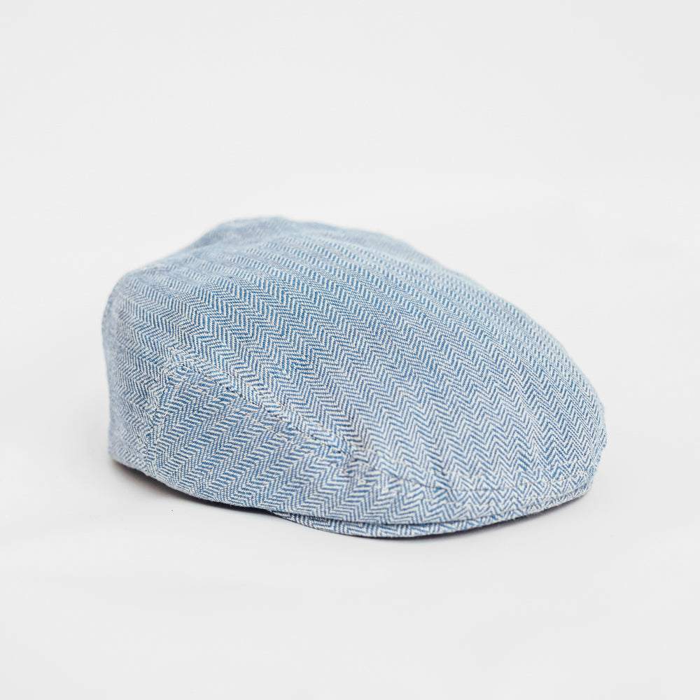 Hat shelf Edward Växbo Linen Flat Cap Blue