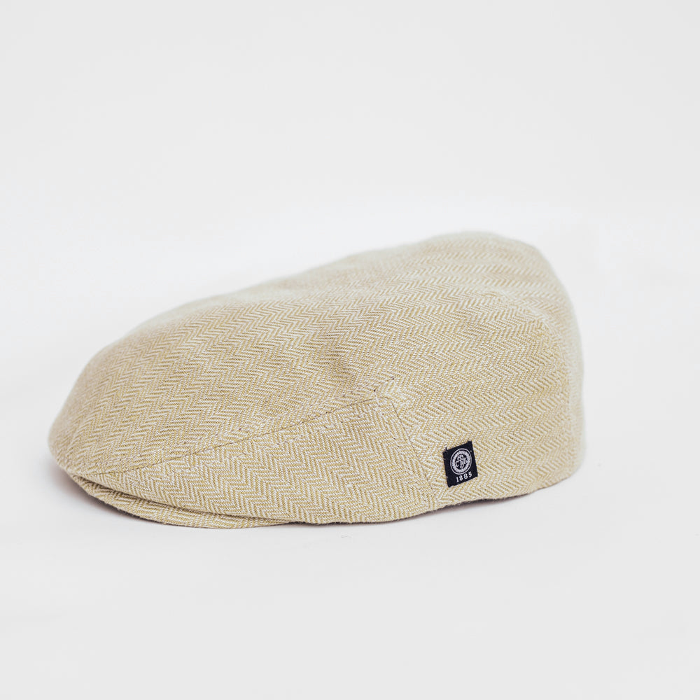 Hat shelf Edward Växbo Linen Flat Cap Olive
