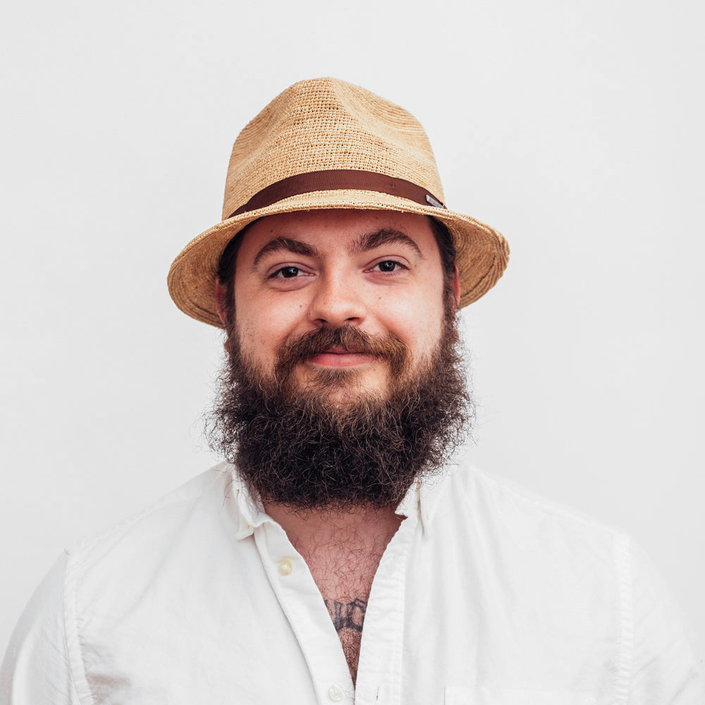 Stetson Alpena Raffia Player Crochet