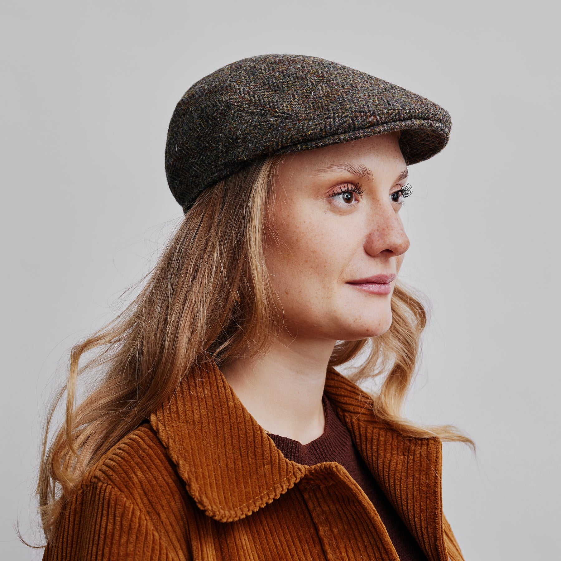 CTH x Hat shelf Spencer Harris Tweed Green