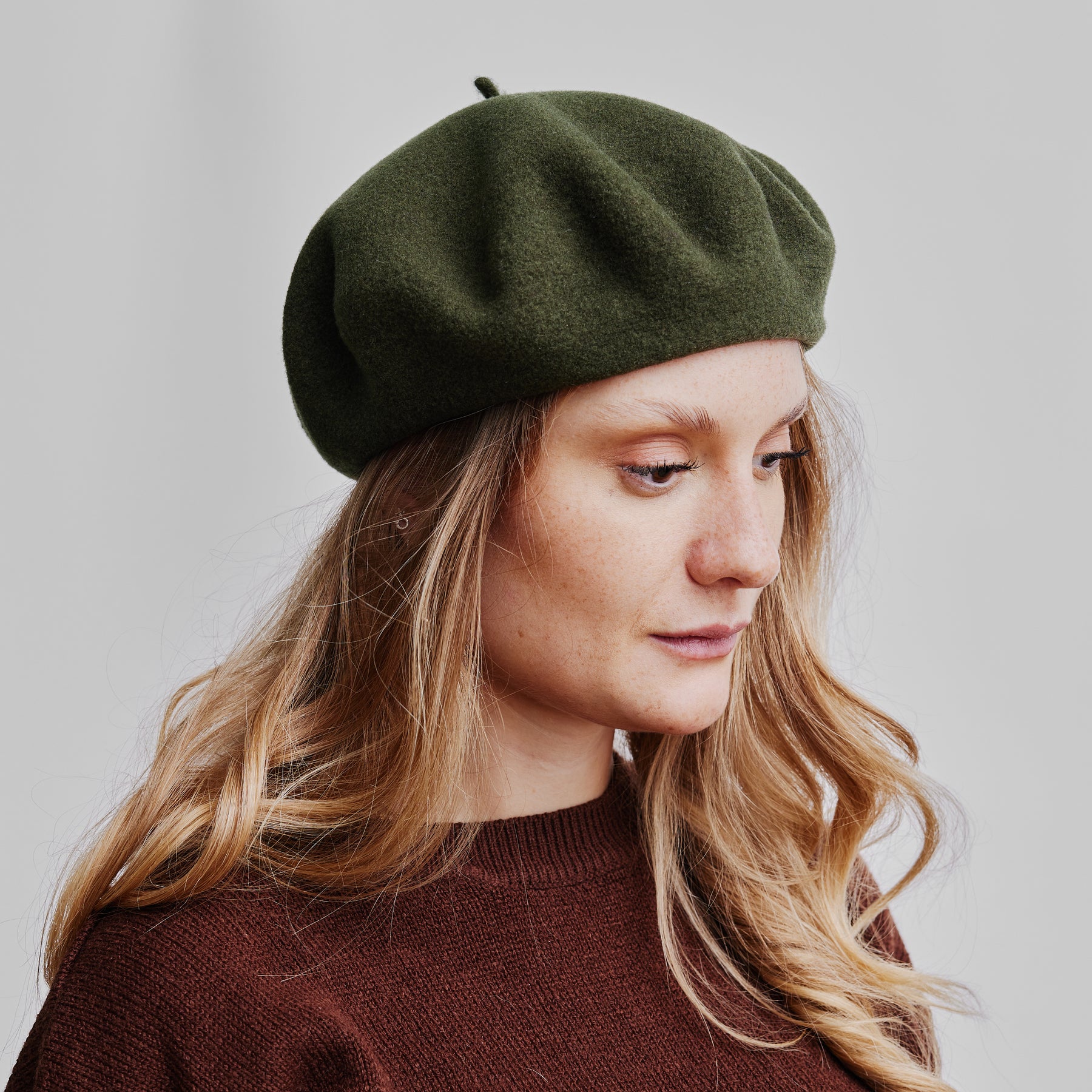 Laulhère Beret Authentic - Olive