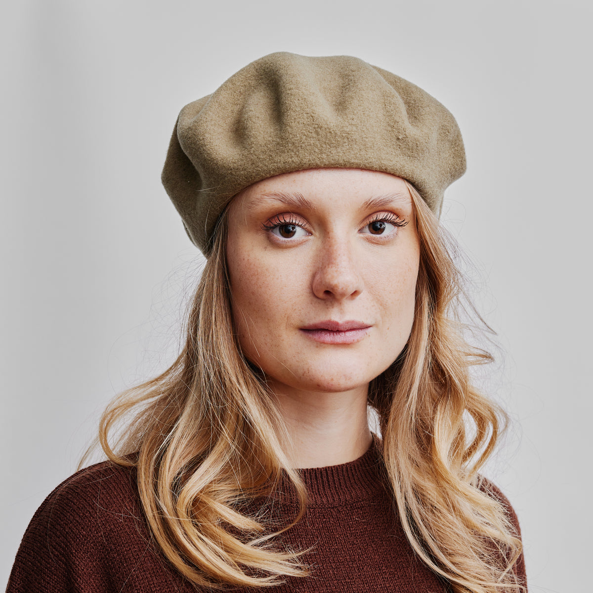 Laulhère Beret Authentique - Light Khaki