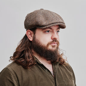 Stetson 6-panel Cap Virgin Wool Brown