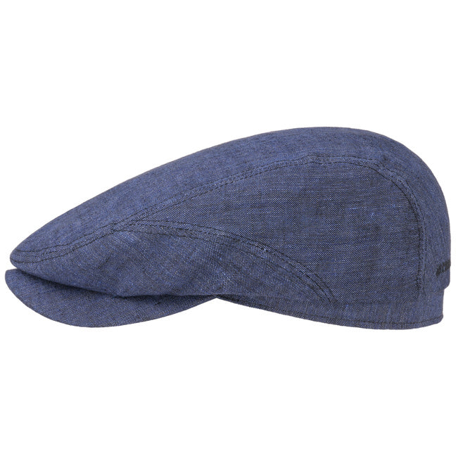 Stetson Belfast Driver Cap Linen Blue