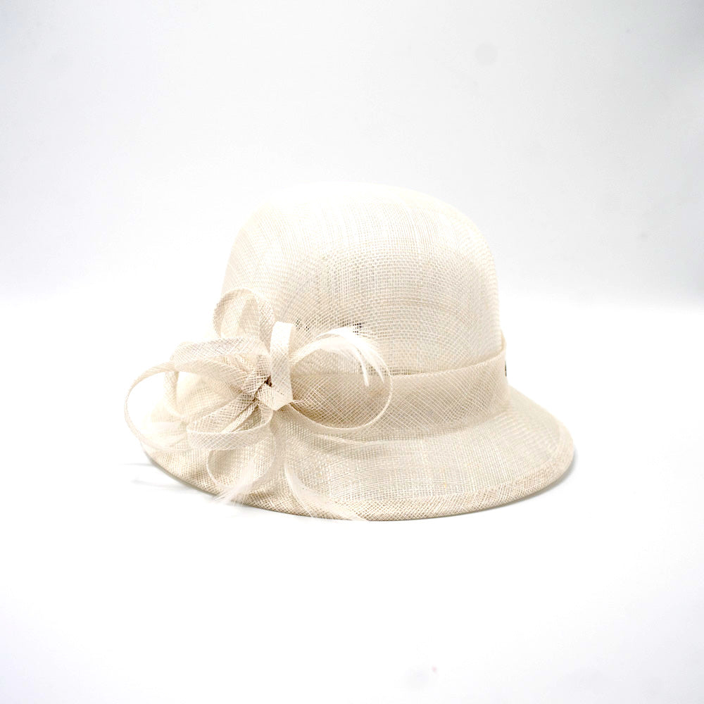 Seeberger Sinemay Small Cloche Ivory