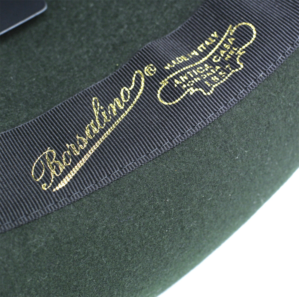 Borsalino Alessandria Fedora Dark Green