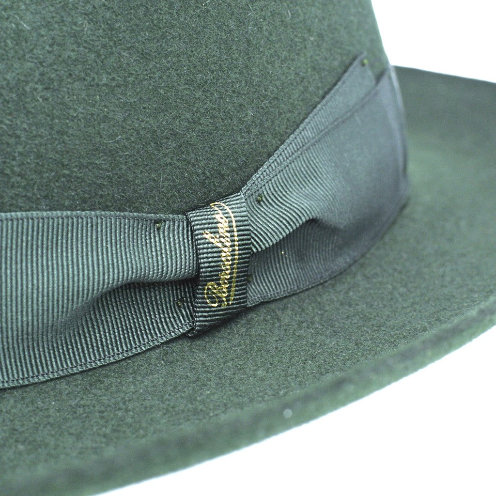 Borsalino Alessandria Fedora Dark Green