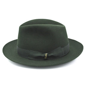 Borsalino Alessandria Fedora Dark Green