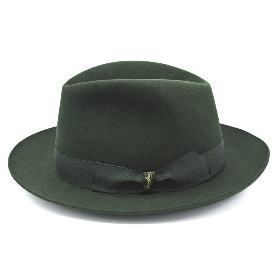 Borsalino Alessandria Fedora Dark Green