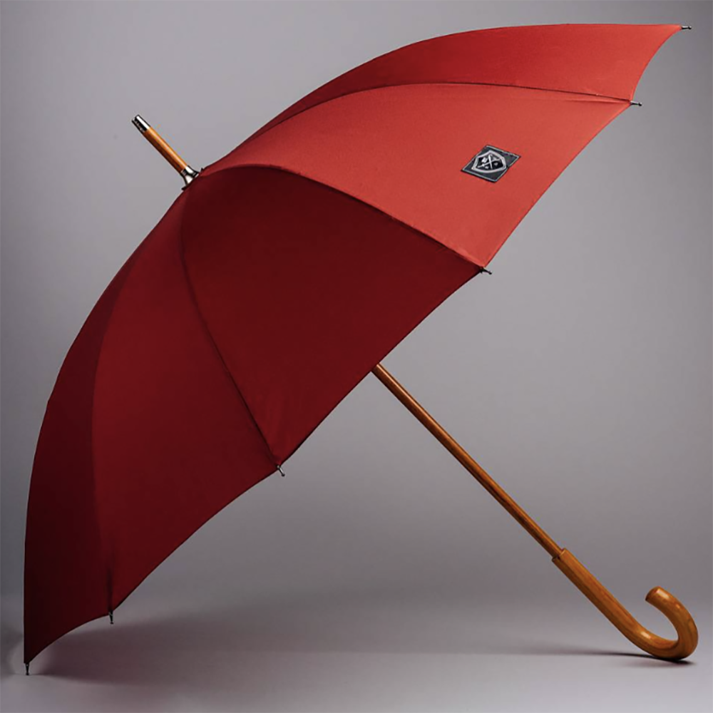 Rain & Son Klassisk Paraply Mörkrött