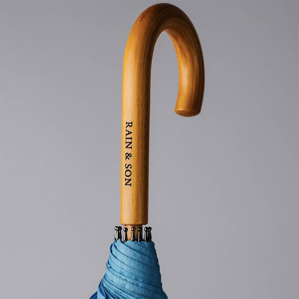 Rain & Son Classic Umbrella Light blue