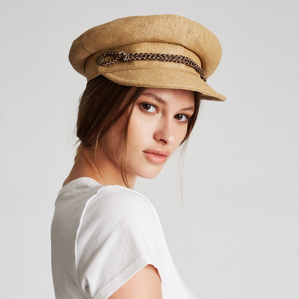 Brixton Kayla Straw Cap Tan