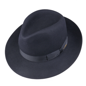 Stetson Penn Fedora Furfelt Dark Blue