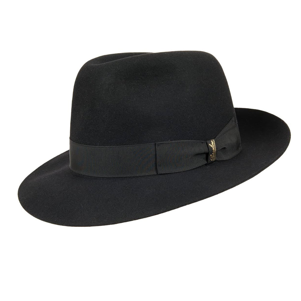 Borsalino Alessandria Fedora Black