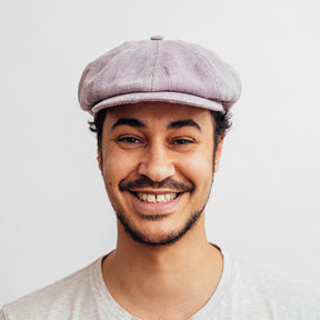 Hatthyllan Börje Växbo Lin Newsboy Cap Purple