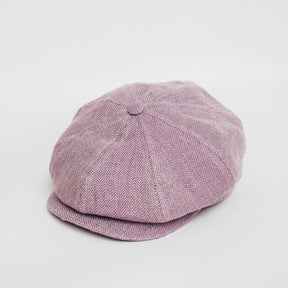 Hatthyllan Börje Växbo Lin Newsboy Cap Purple