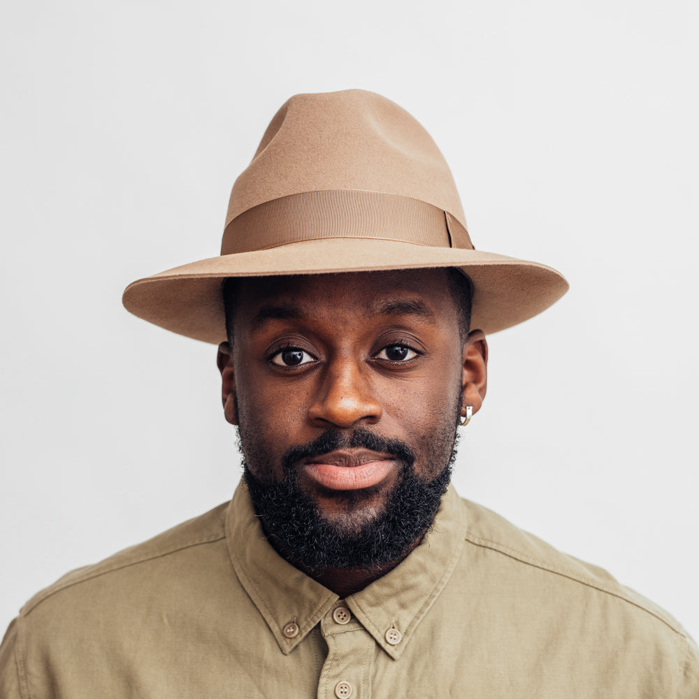 Hatthyllan Fedora Jonathan Dark Beige