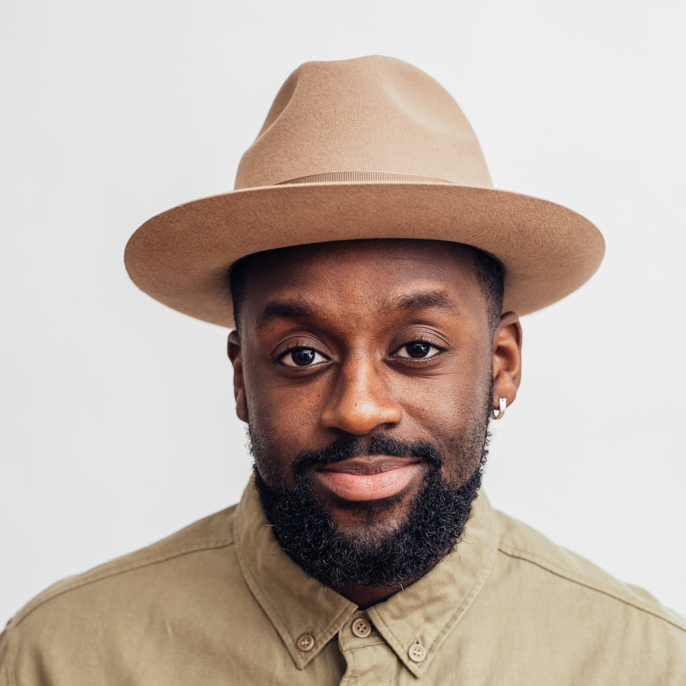 Hatthyllan Fedora Jonathan Dark Beige