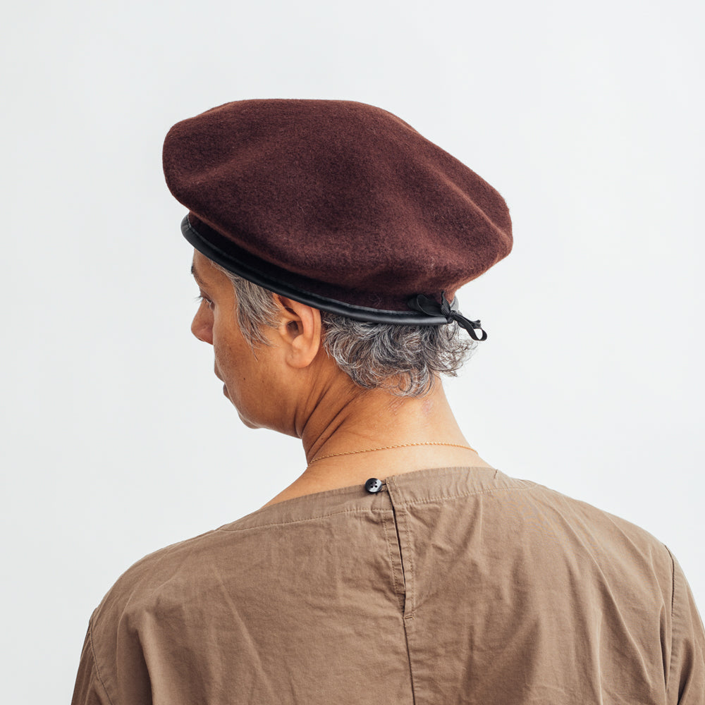 Tonak Beret Monty Wool Brown