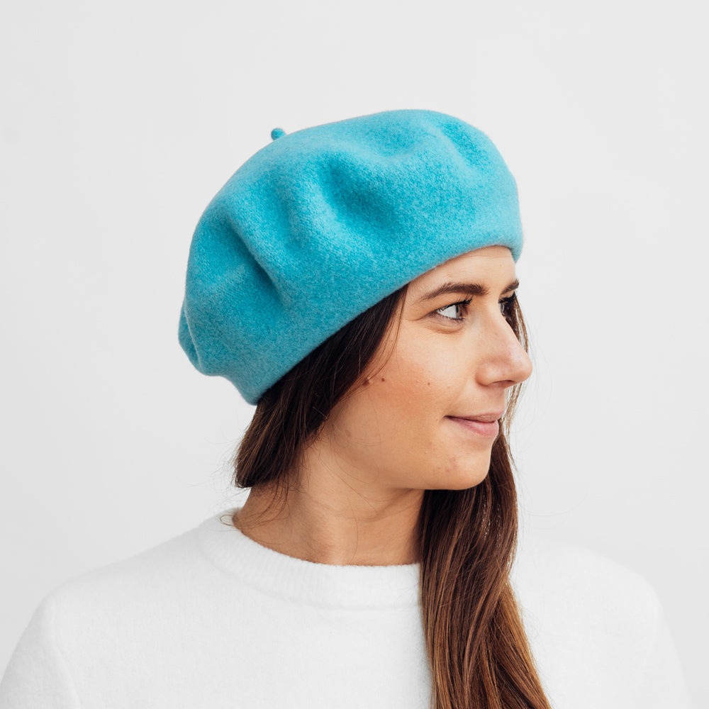 Hat shelf Beret - Bahamas Blue