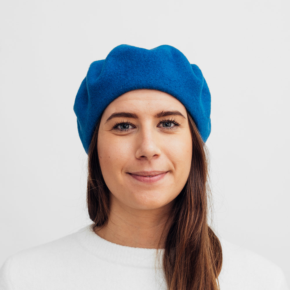 Hatthyllan Beret - Whale Blue