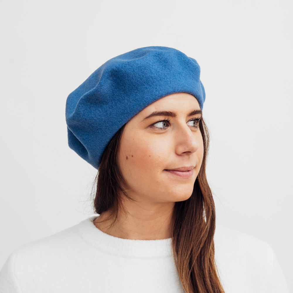 Hatthyllan Beret - Sky Blue