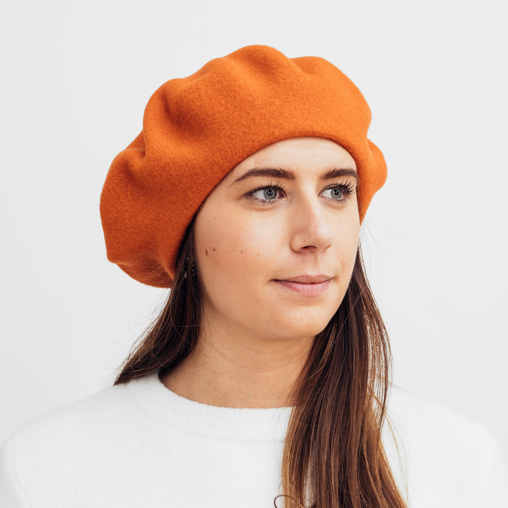 Hat shelf Beret Volume - Carrot