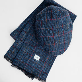 CTH Ericson Edward Sr Harris Tweed Overcheck Blue