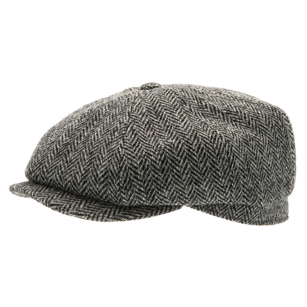 Hat shelf Alan Harris Tweed Black