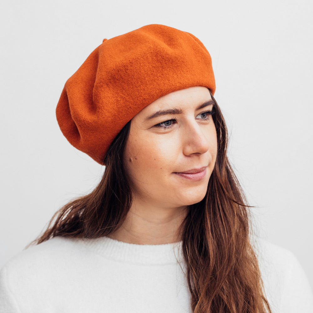 Hatthyllan Beret - Carrot