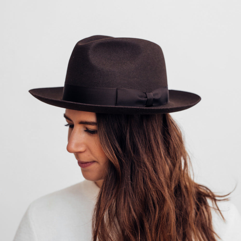 Hatthyllan Jonathan Fedora Brown