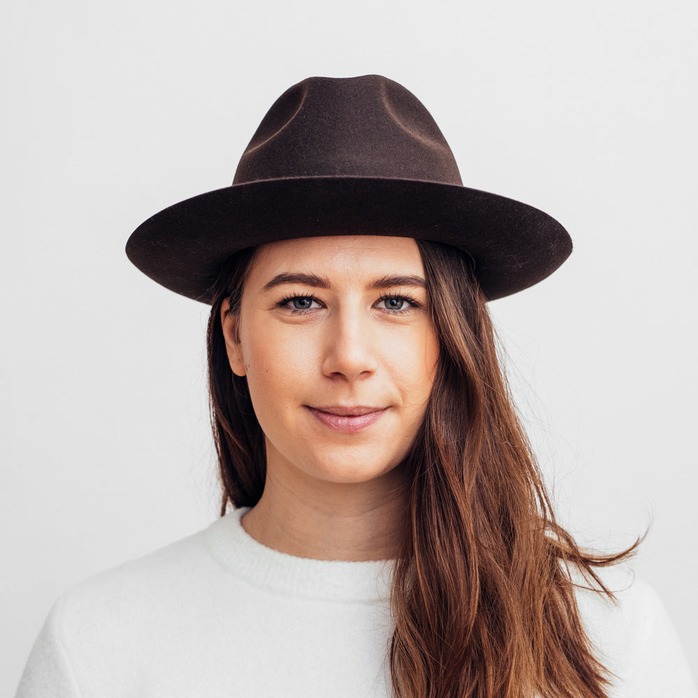 Hatthyllan Jonathan Fedora Brown