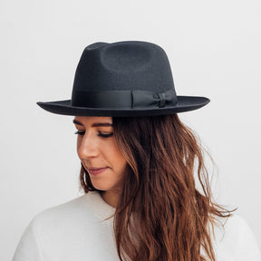 Hattehylde Jonathan Fedora Mørkegrøn