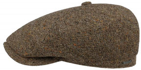 Stetson 6-panel Cap Virgin Wool Brown