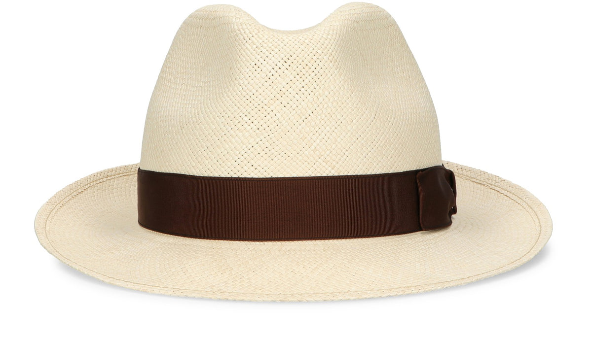 Borsalino Brisa Panama Hat Marrone