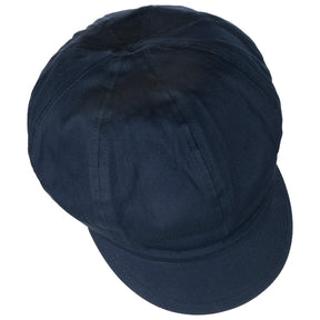 Seeberger Cotton Fabric Balloon Cap Jeans Blue