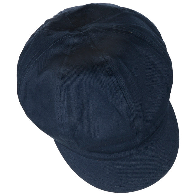 Seeberger Cotton Fabric Balloon Cap Jeans Blue