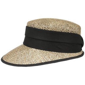 Seeberger Seagrass Straw Cap Natural/Black