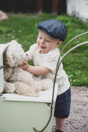 CTH-Mini Carl Jr. Organic Denim Flat Cap