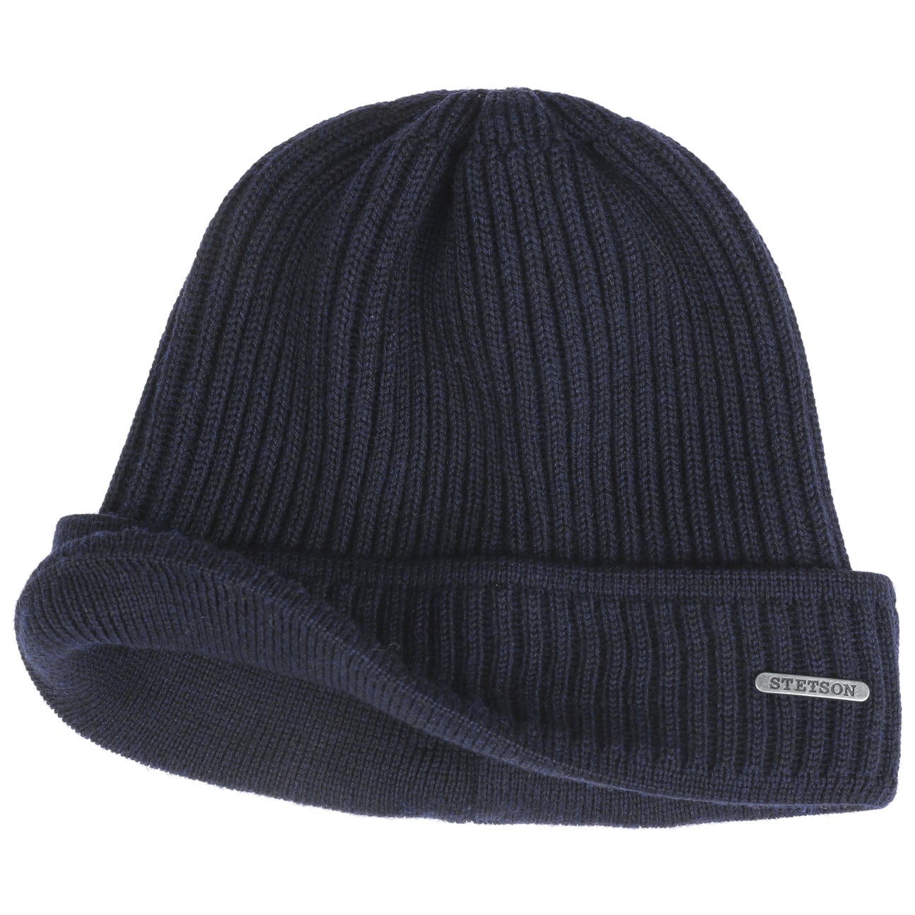 Stetson Beanie Parkman Merino Wool Blue
