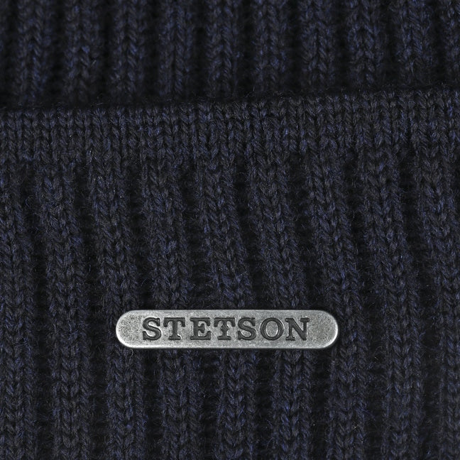 Stetson Beanie Parkman Merino Wool Blue