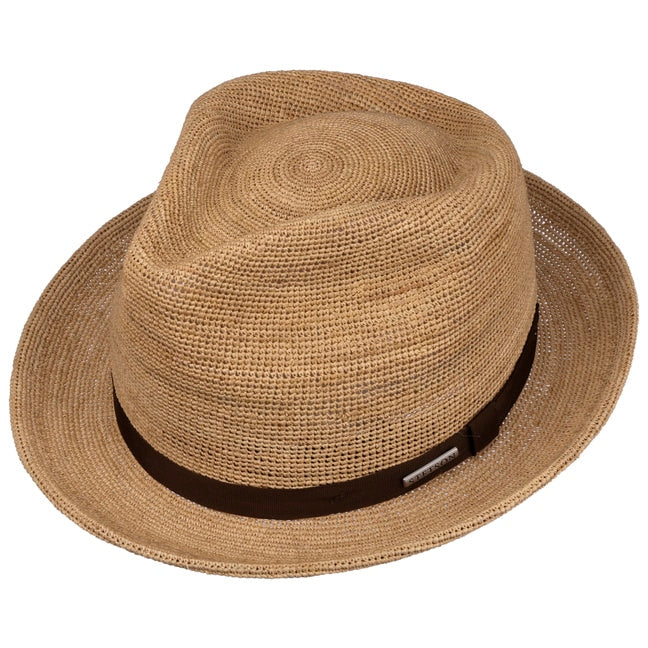 Stetson Alpena Raffia Player Crochet