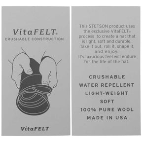Stetson Traveller Vitafelt Grey