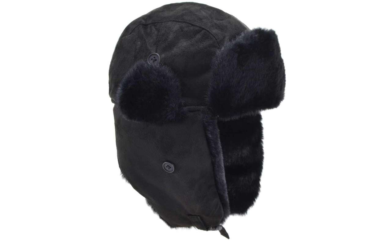 Seeberger Fake fur Chapka Black