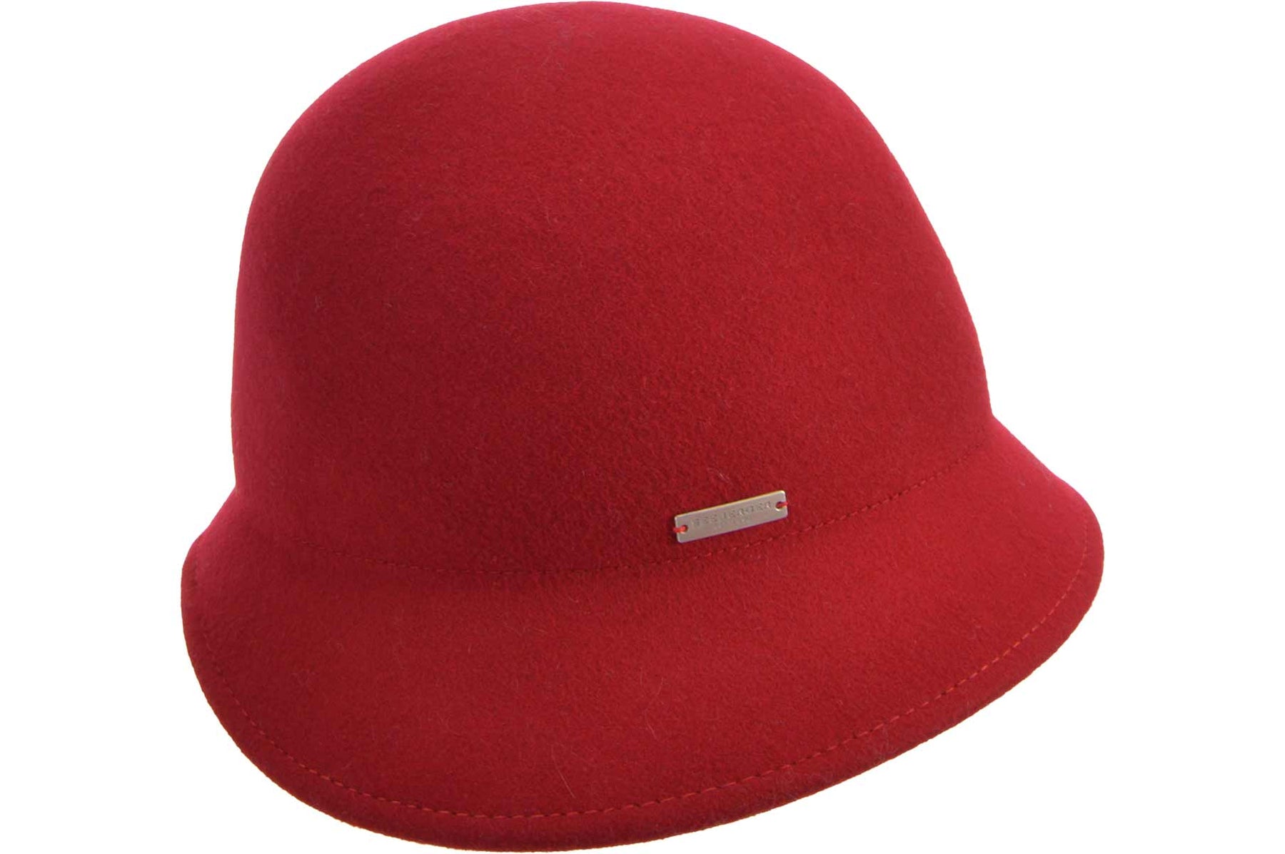 Seeberger Woolfelt Cloche Red