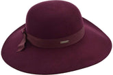 Seeberger Woolfelt Floppy Burgundy Red